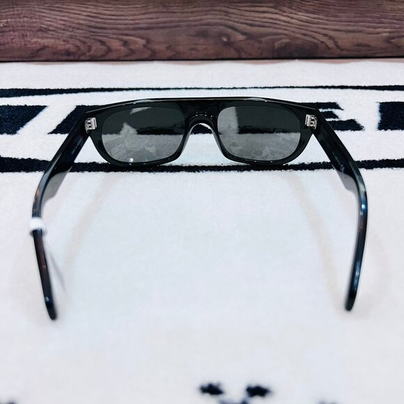 Celine Flat Top Rectangular Tinted Sunglasses - Picture 5 of 9